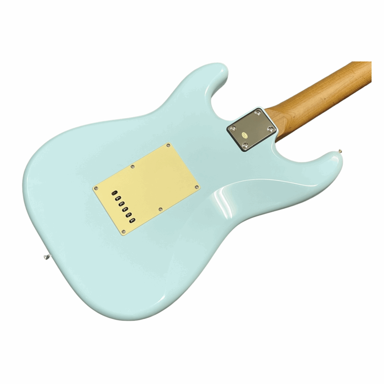 Bacchus Bst-1-rsm/m-ptl-sob Universe Series Roasted Maple Electric Guitar, Pastel Sonic Blue With Bag