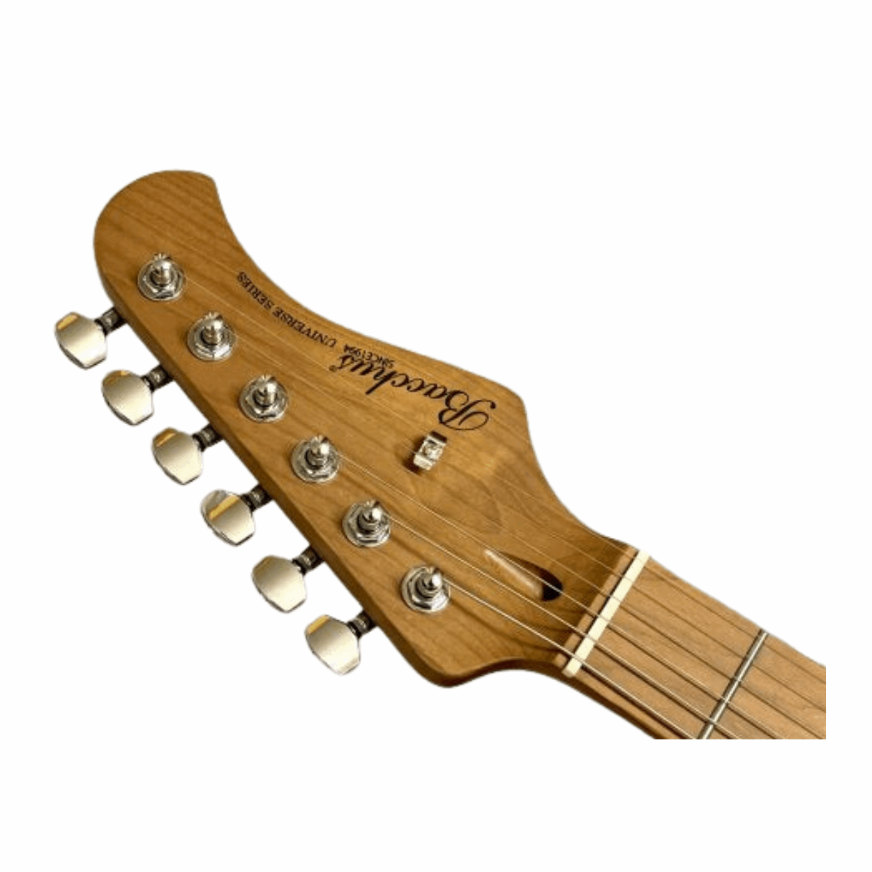Bacchus Bst-1-rsm/m-slpk Universe Series Roasted Maple Electric Guitar, Shell Pink With Bag