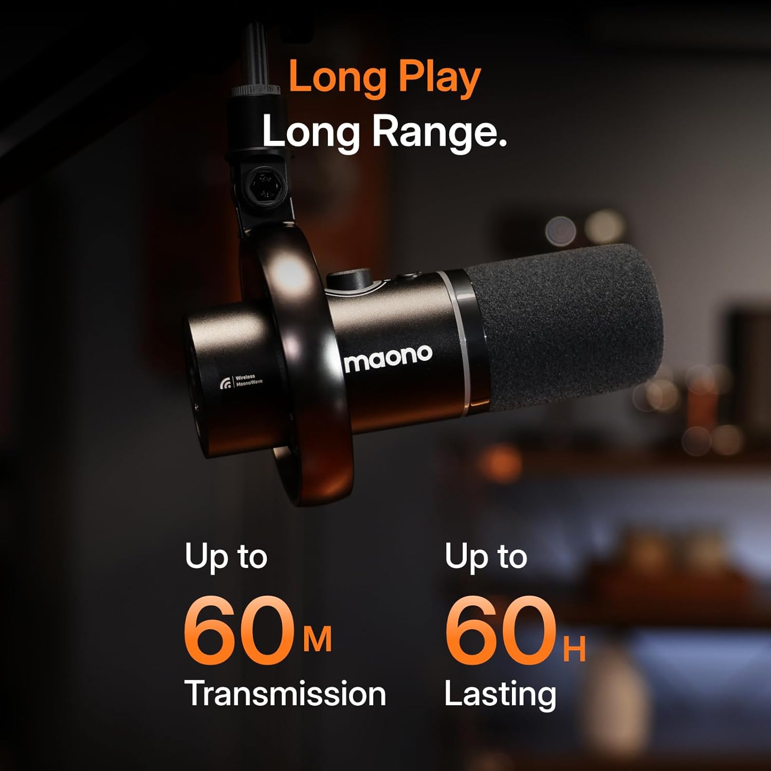 Maono PD200W Hybrid Podcasting Microphone with Desktop Stand - Black |  MAONO |  MICROPHONE |  Zoso Music