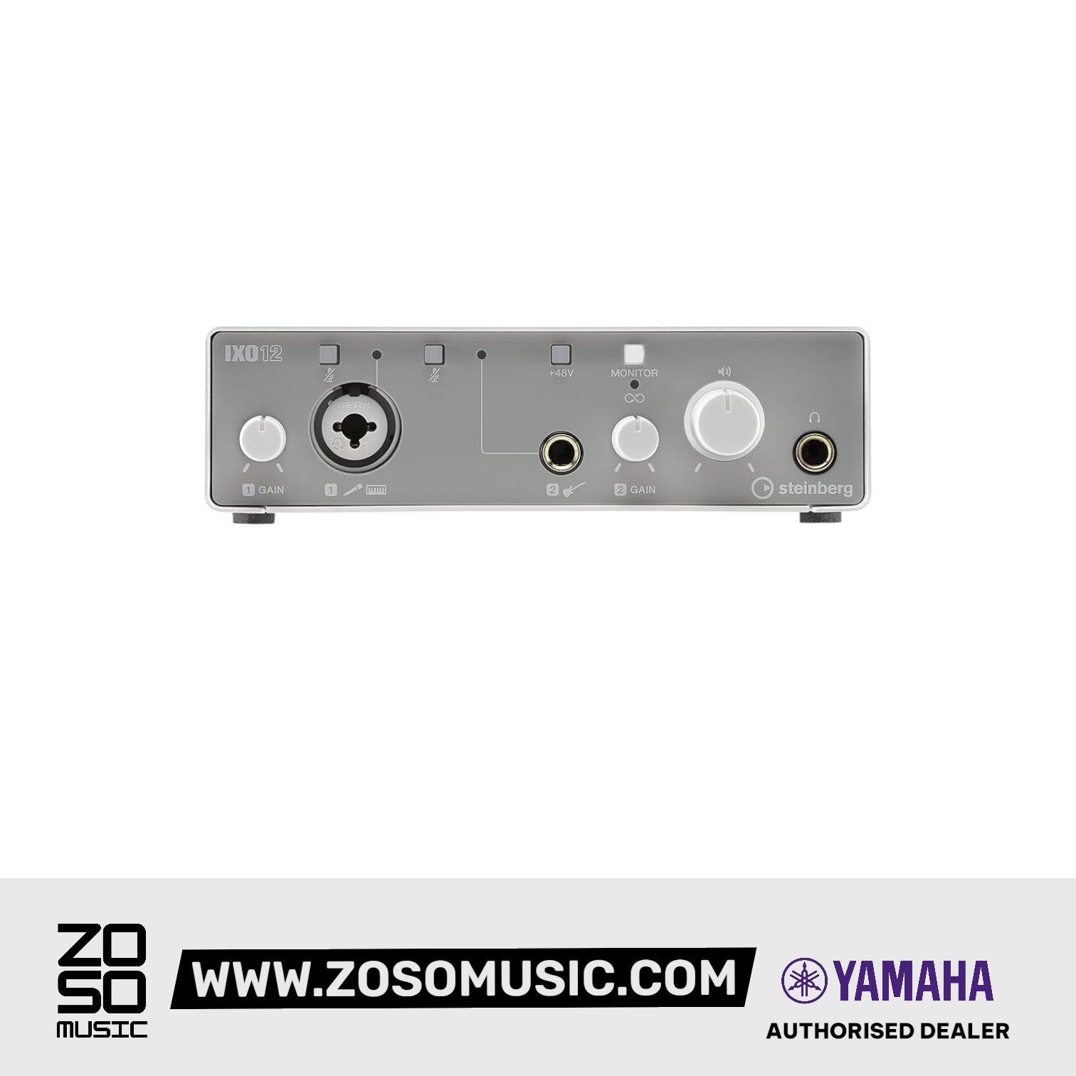 Yamaha Steinberg IXO12 2x2 USB Audio Interface - White |  YAMAHA PRO AUDIO |  AUDIO INTERFACE |  Zoso Music