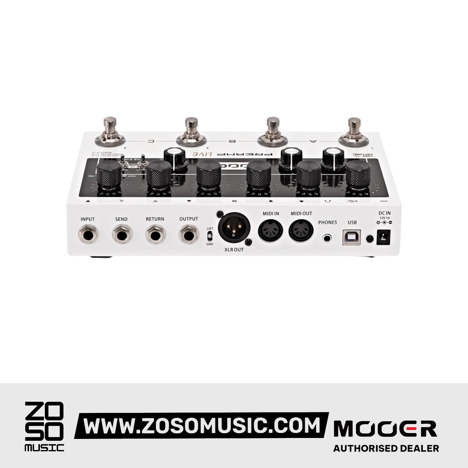 Mooer Preamp Live Pedal | Zoso Music Sdn Bhd