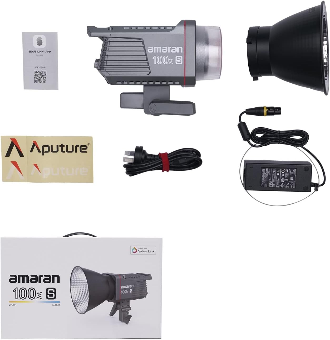 Amaran COB 100x S Bi-Color LED Monolight |  AMARAN |  LIGHTING - STUDIO |  Zoso Music