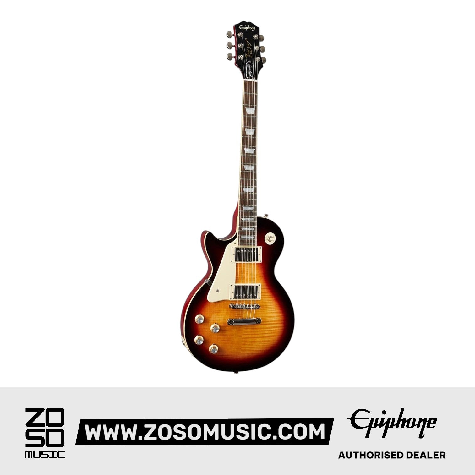 Epiphone EILS6LBBNH1 Les Paul Standard 60s (Left-handed) Electric Guitar - Bourbon Burst ( + FREE Gator GBE-ELECT Gig Bag ) |  EPIPHONE |  ELECTRIC GUITAR |  Zoso Music