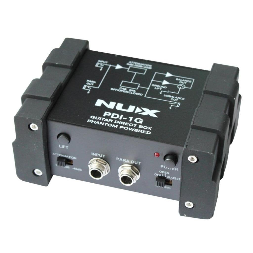 Nux PDI-1G Compact Guitar Direct DI Box |  NUX |  DI BOX |  Zoso Music