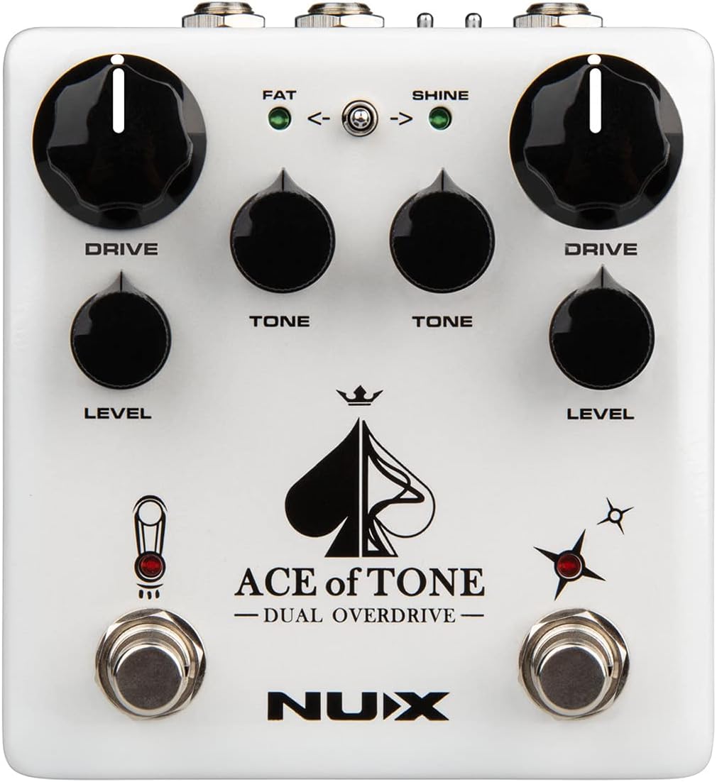 NUX NDO5 Ace of Tone Dual Overdrive Effects Pedal | Zoso Music Sdn Bhd