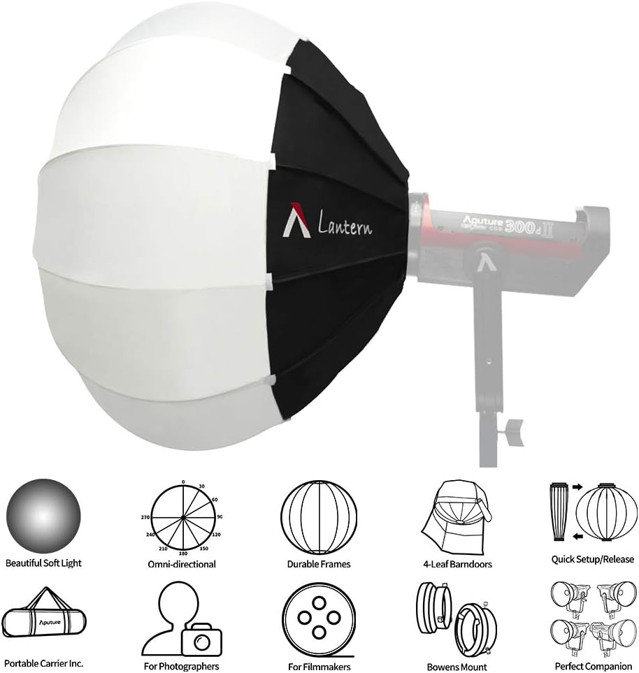 Aputure Lantern Softbox (2.2') |  APUTURE |  LIGHTING - STUDIO |  Zoso Music