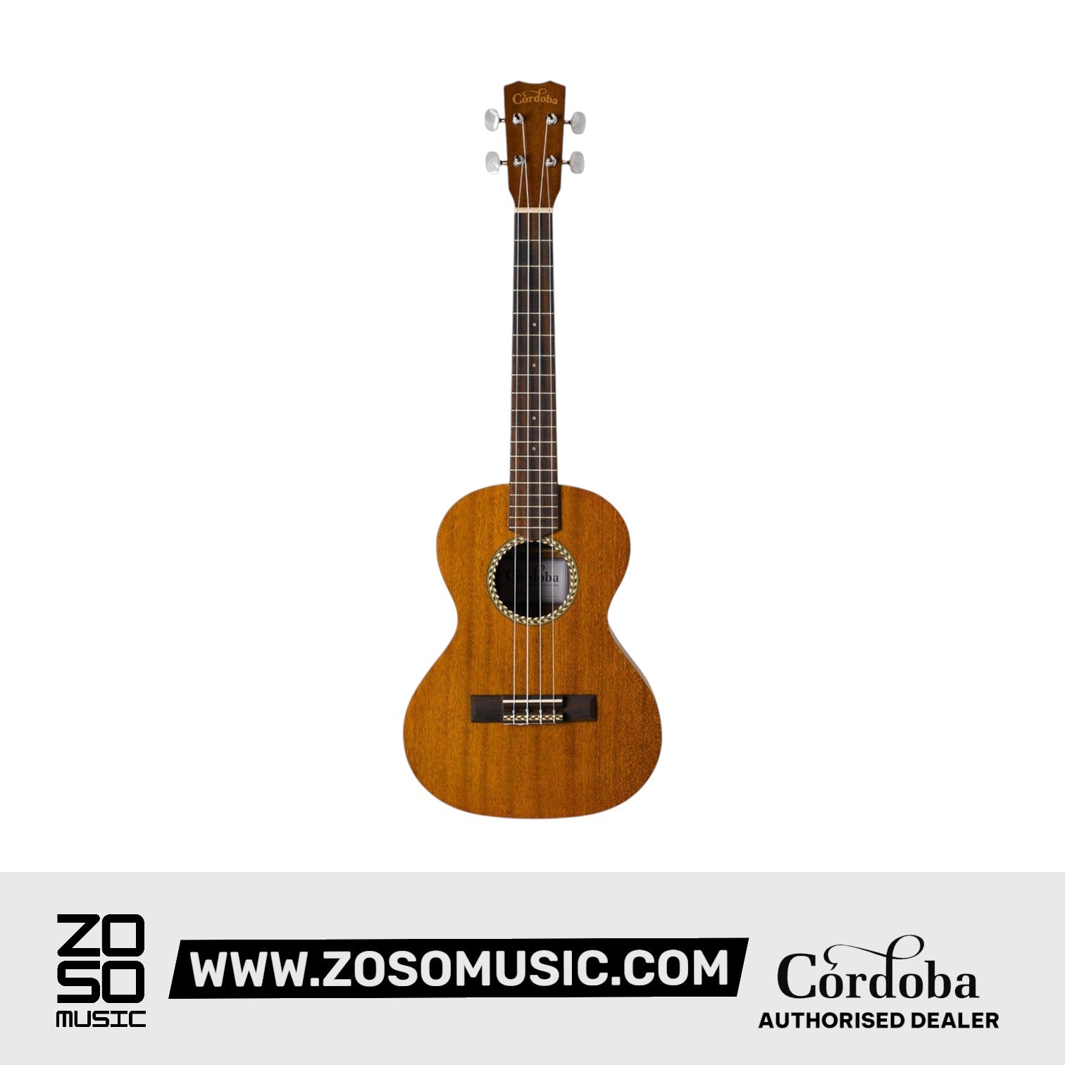 Cordoba 20TM Mahagony Tenor Ukulele - Solid Mahogany Top, Mahagony Back & Sides |  CORDOBA |  UKULELE |  Zoso Music
