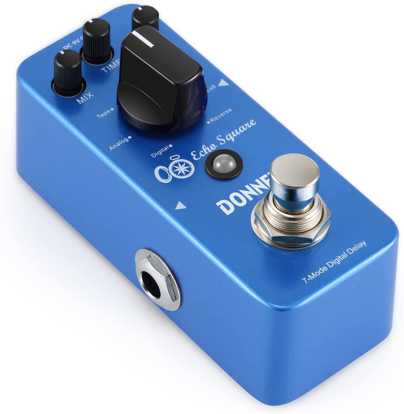 Donner Ec1006 Echo Square Delay Guitar Effect Pedal With 7 Delay Modes |  DONNER |  EFFECTS |  Zoso Music