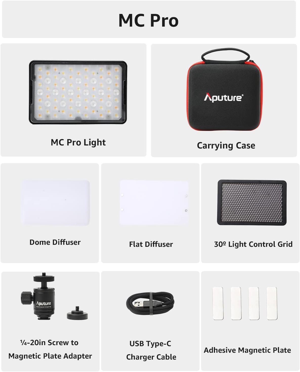 Aputure MC Pro RGB LED Light |  APUTURE |  LIGHTING - STUDIO |  Zoso Music