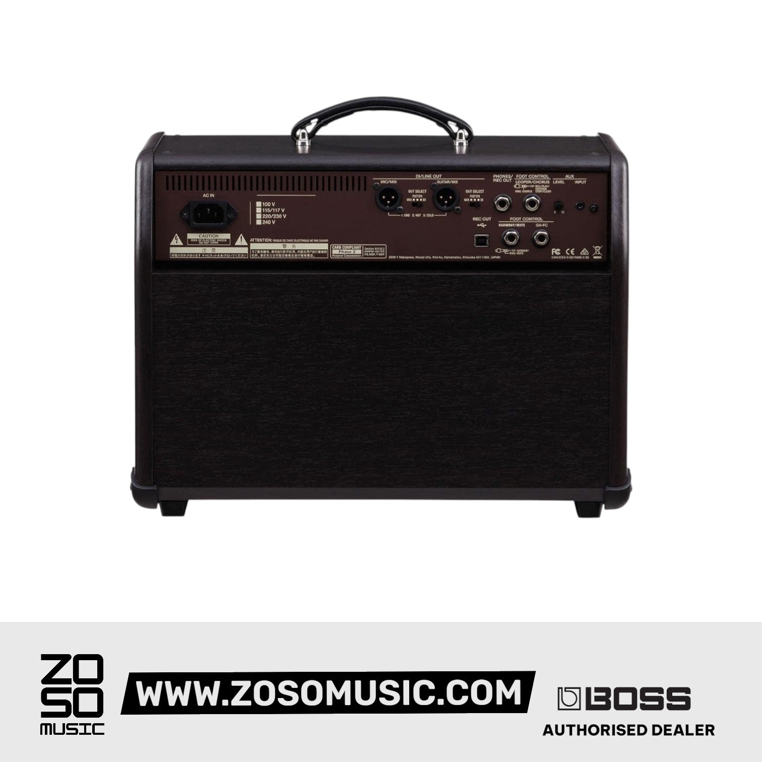 Boss ACS-PRO Acoustic Singer Pro - 120 Watt Acoustic Guitar Combo Amplifier |  BOSS |  AMPLIFIER-CABINET |  Zoso Music