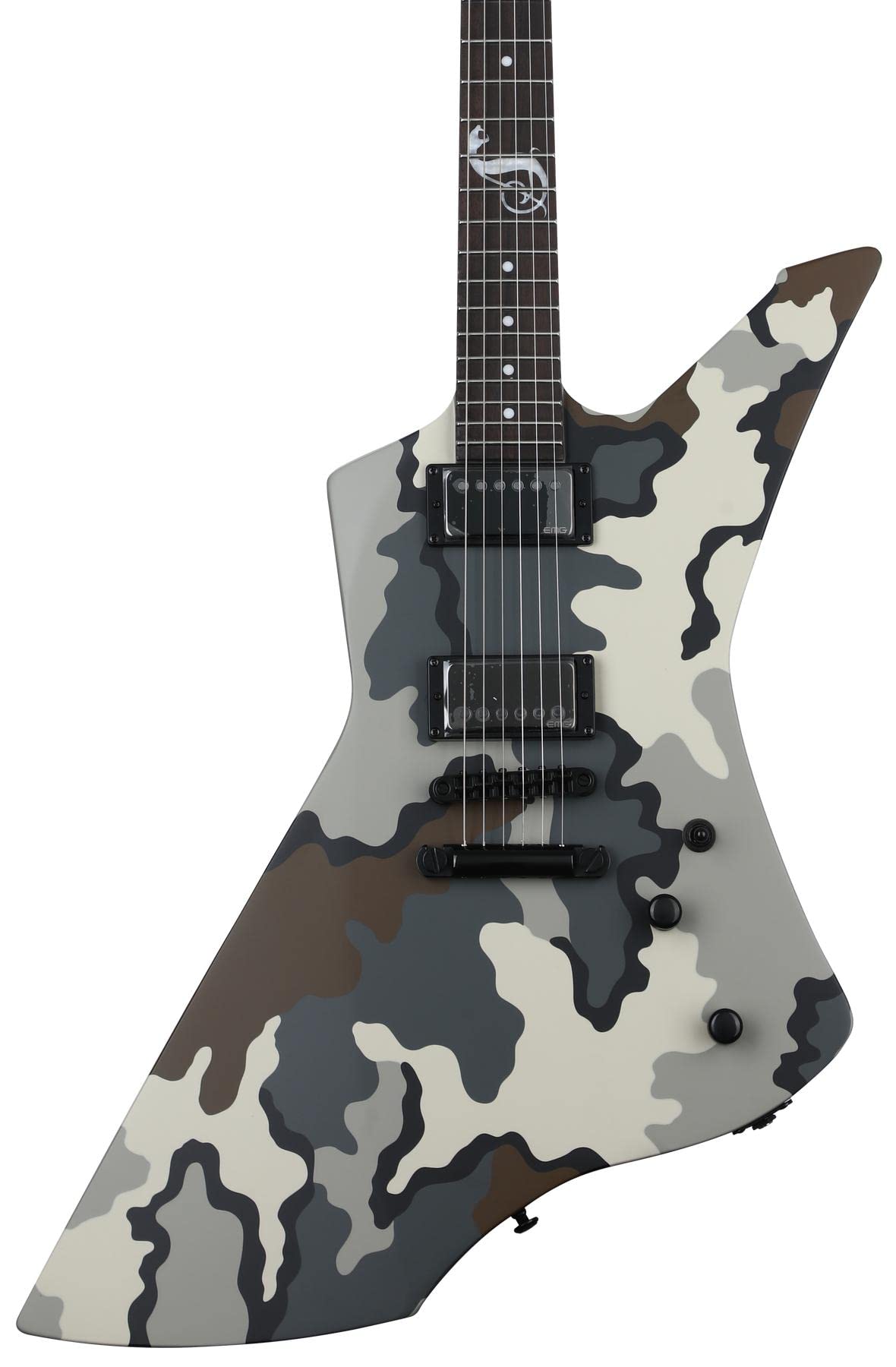 ESP Original JAMES HETFIELD Signature SNAKEBYTE - CAMO [MIJ - Made in Japan] | Zoso Music Sdn Bhd