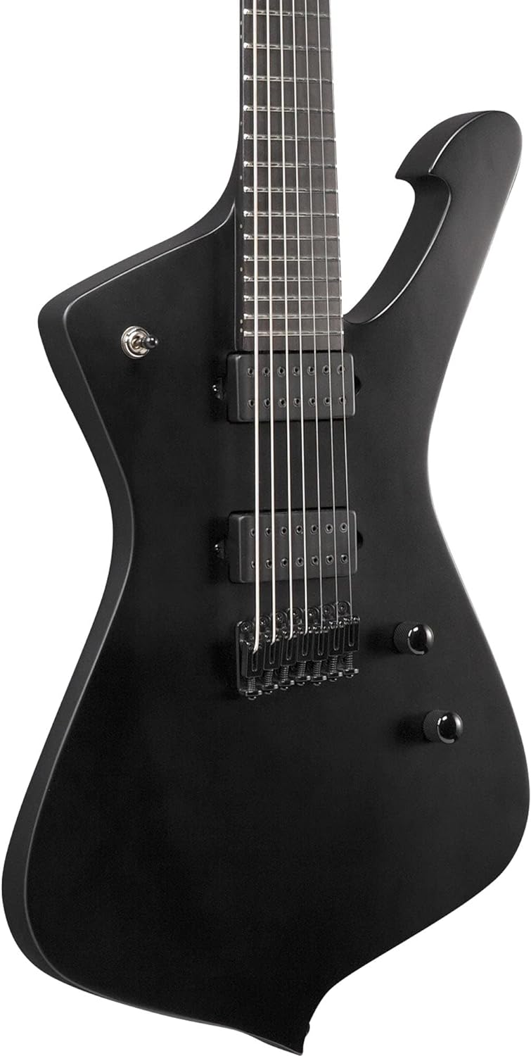 Ibanez Iron Label Iceman ICTB721 7-string Electric Guitar - Black Flat |  IBANEZ |  ELECTRIC GUITAR |  Zoso Music