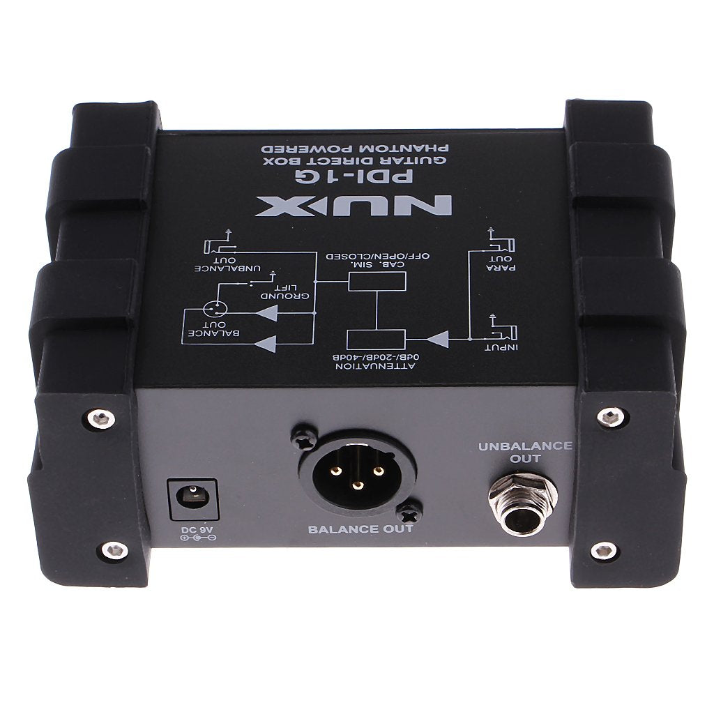 NUX PDI-1G Compact Guitar Direct DI Box | Zoso Music Sdn Bhd