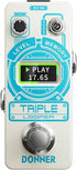 Donner Triple Looper Guitar Pedal, 90 mins Looping Time Loop Pedal with Screen, 3 Loops Looper Pedal with Unlimited Overdubs Undo/Redo | Zoso Music Sdn Bhd