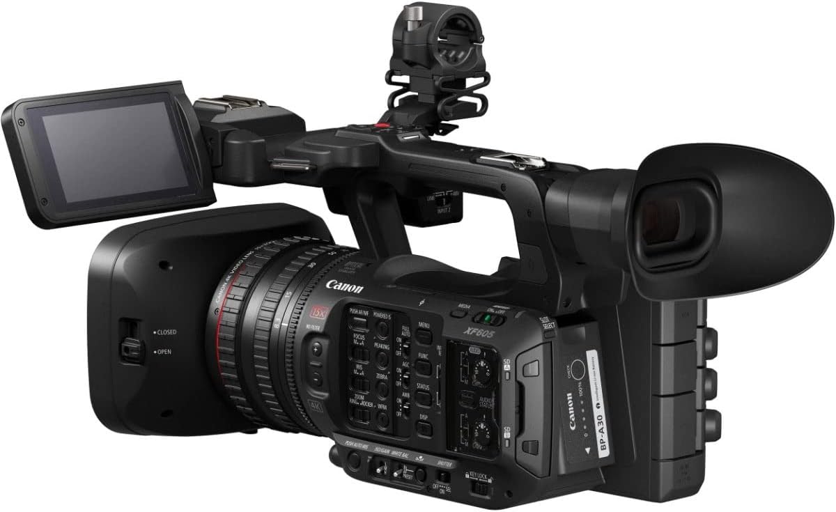 Canon XF605 UHD 4K HDR Pro Camcorder |  CANON |  LIVE STUDIO - TIMECODE |  Zoso Music
