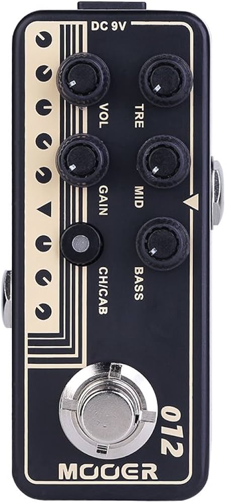 Mooer 012 US Gold 100 Micro Preamp Pedal | Zoso Music Sdn Bhd 