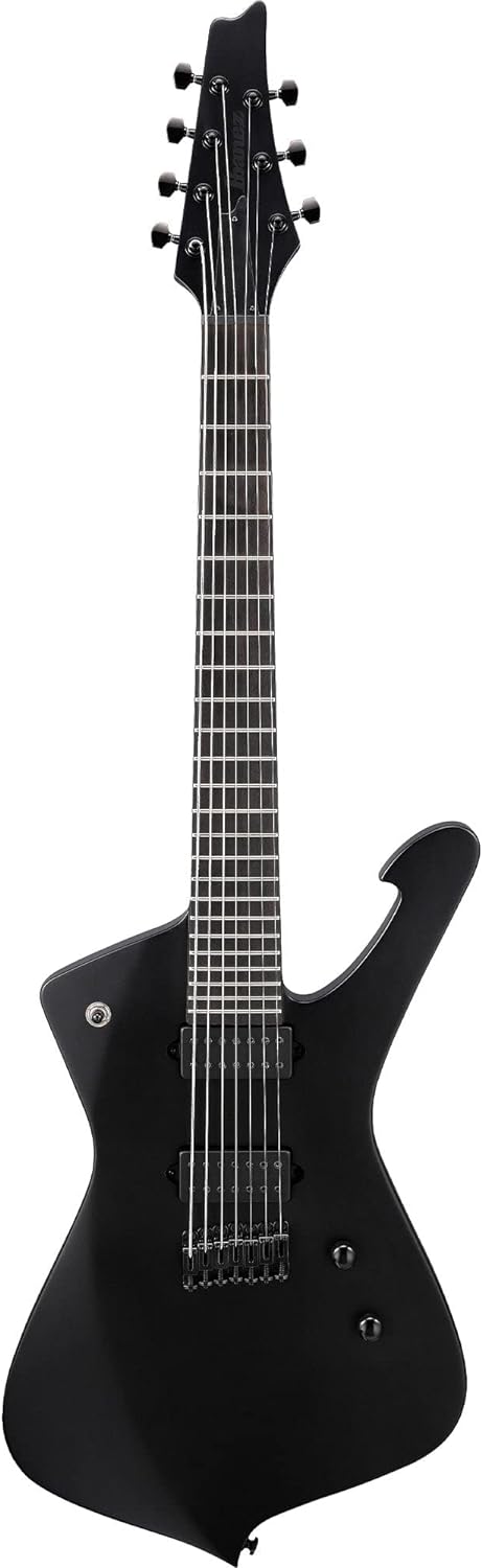 Ibanez Iron Label Iceman ICTB721 7-string Electric Guitar - Black Flat |  IBANEZ |  ELECTRIC GUITAR |  Zoso Music