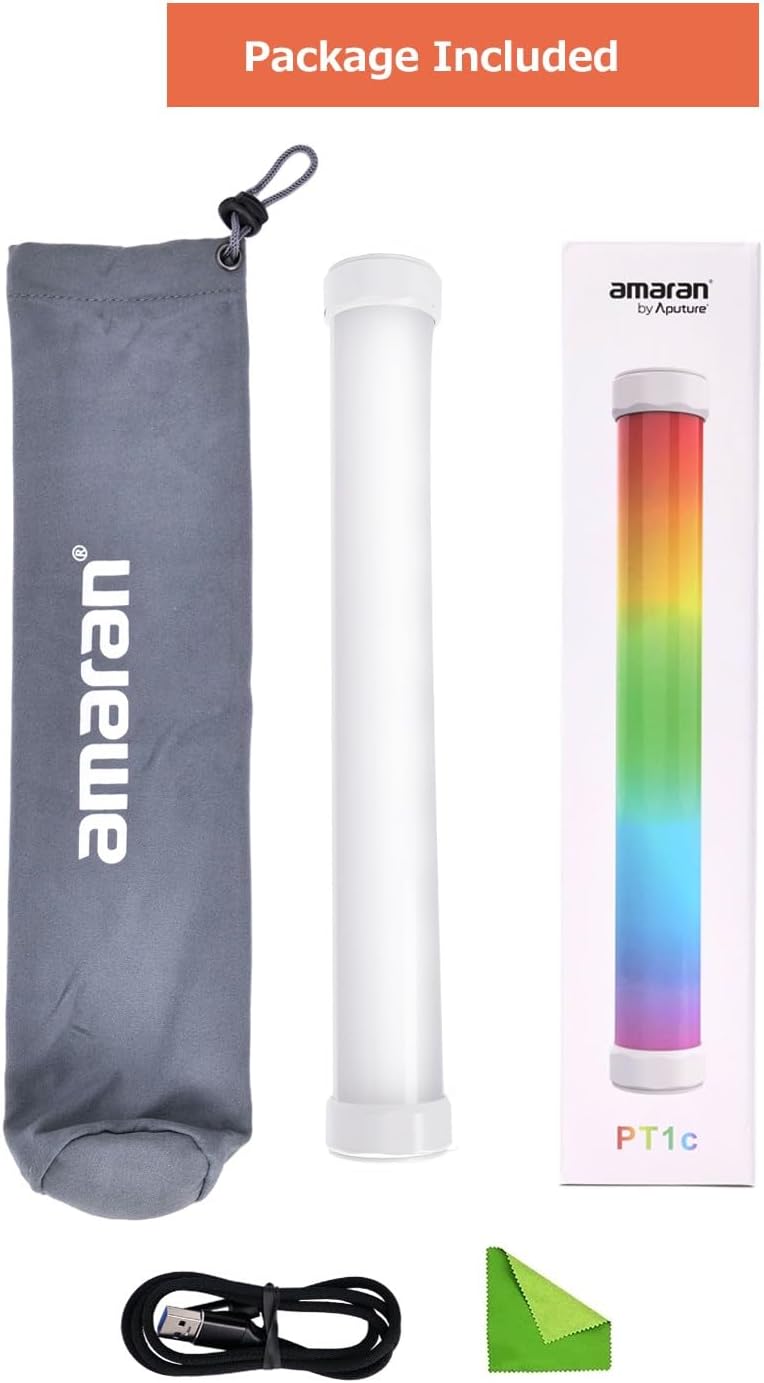 Amaran PT1c RGB LED Pixel Tube Light (1') |  AMARAN |  LIGHTING - STUDIO |  Zoso Music