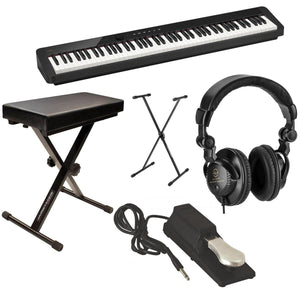 Casio PX-S1100 Full Package Black ( Free Headphone & Bench ) |  CASIO |  PIANO-DIGITAL |  Zoso Music