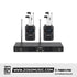 Phenyx Pro PTM-22 UHF Mono Wireless in Ear Monitor System, 2 Bodypack Receiver and 1 Transmitter [2B] | Zoso Music Sdn Bhd
