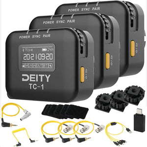 Deity TC-1 Wireless Timecode Generator Box 3-Pack Kit (Bluetooth, 2.4 GHz) | Zoso Music Sdn Bhd