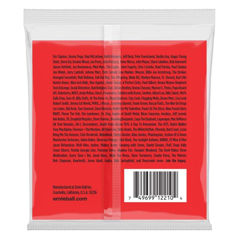 Ernie Ball Extra Light Nickel Wound w/ wound G Electric Guitar Strings, 10-50