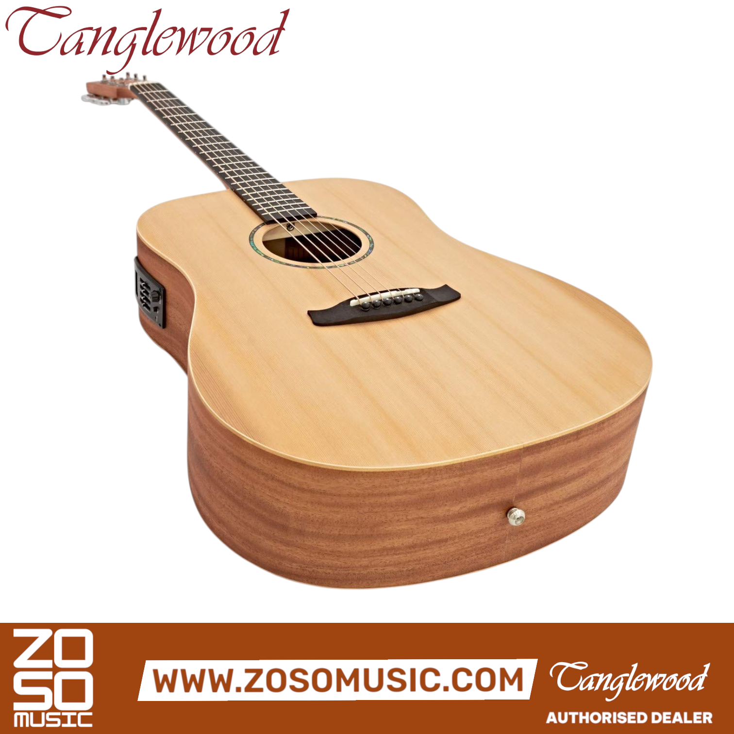 Tanglewood TR5 E Roadster II Dreadnought Acoustic-Electric Guitar |  TANGLEWOOD |  ACOUSTIC GUITAR |  Zoso Music