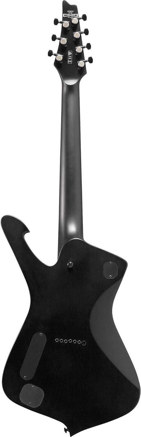 Ibanez Iron Label Iceman ICTB721 7-string Electric Guitar - Black Flat |  IBANEZ |  ELECTRIC GUITAR |  Zoso Music