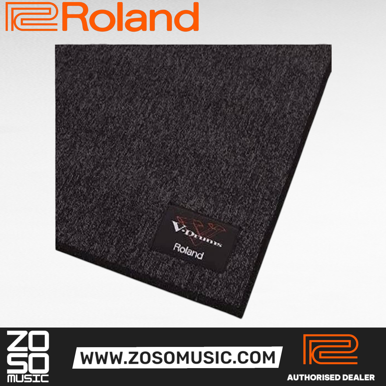 Roland TDM-10 Small Heavy-duty Drum Mat |  ROLAND |  DRUM RUG |  Zoso Music
