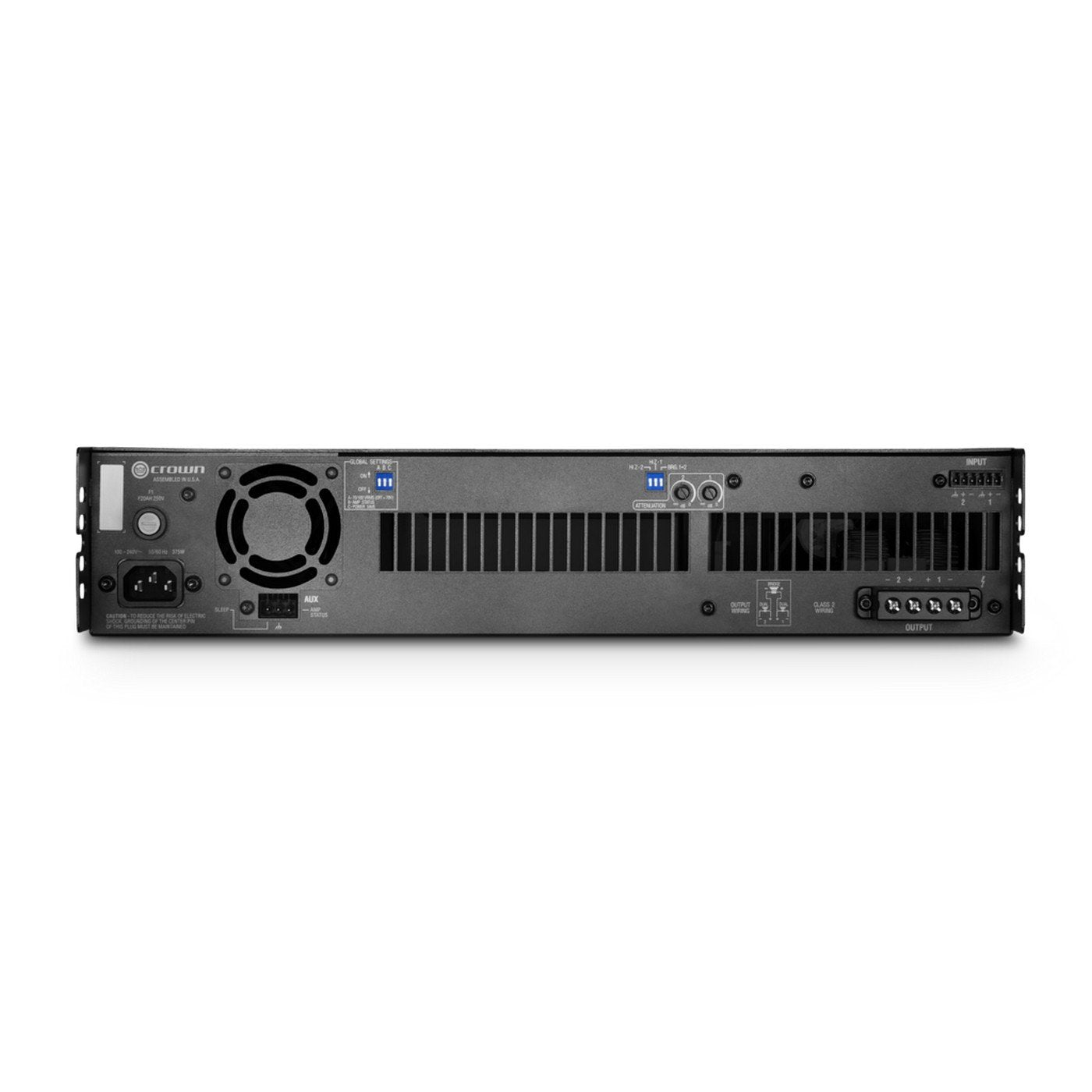 Crown DCi 2|600 Two-Channel, 600W @ 4Ω Analog Power Amplifier; 70V/100V ( DCi-2|600 / DCi2|600 ) |  CROWN AUDIO |  POWER AMPLIFIER |  Zoso Music