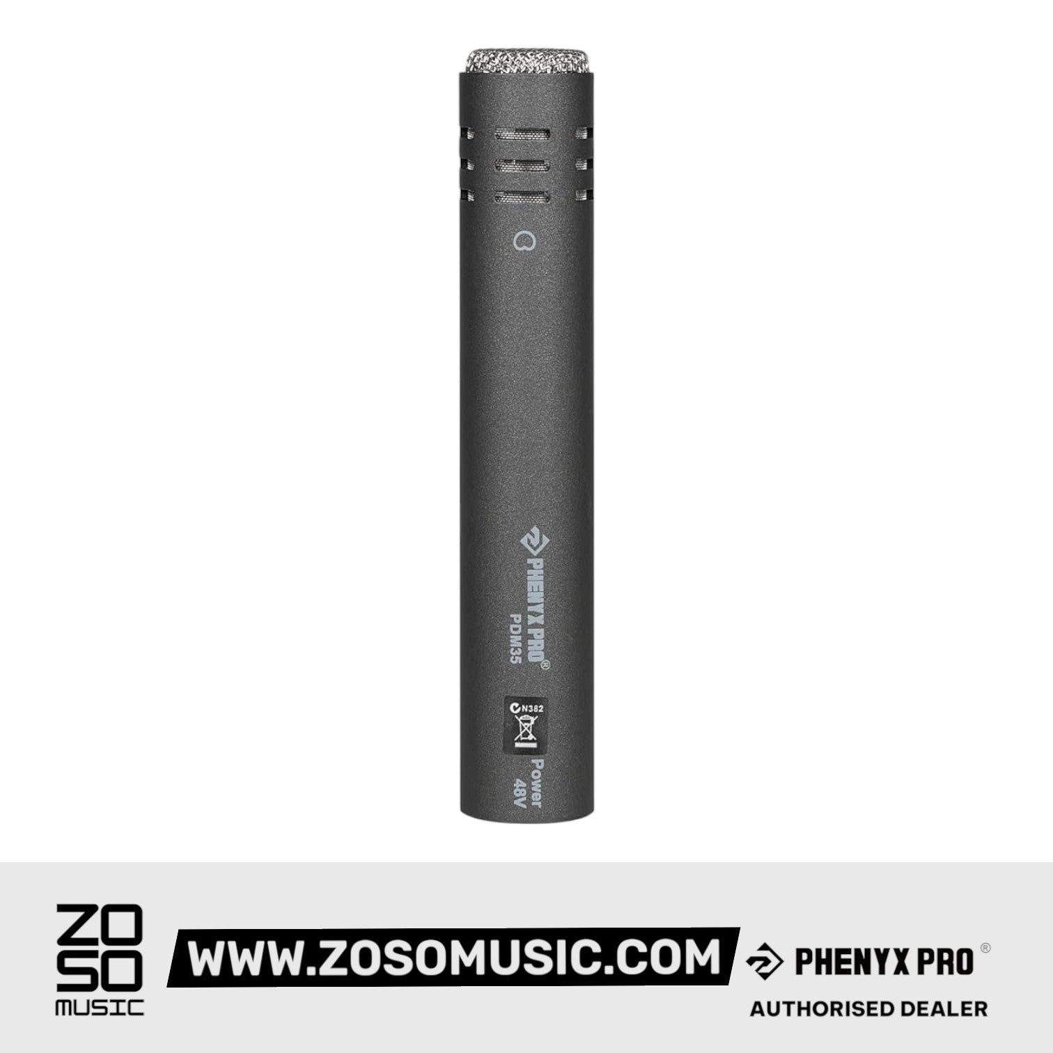 Phenyx Pro PDM35 Overhead Condenser Mic w/ Super-Cardioid Pattern Microphone | Zoso Music Sdn Bhd
