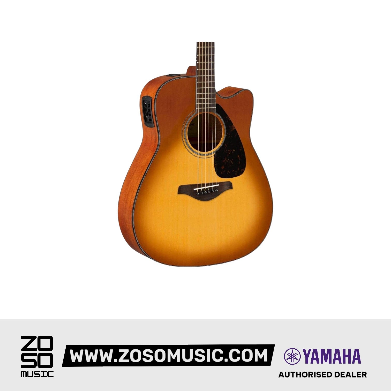 Yamaha FGX800C 41'' Dreadnought Solid Spruce Top Acoustic Electric Guitar With Pickup | Zoso Music Sdn Bhd