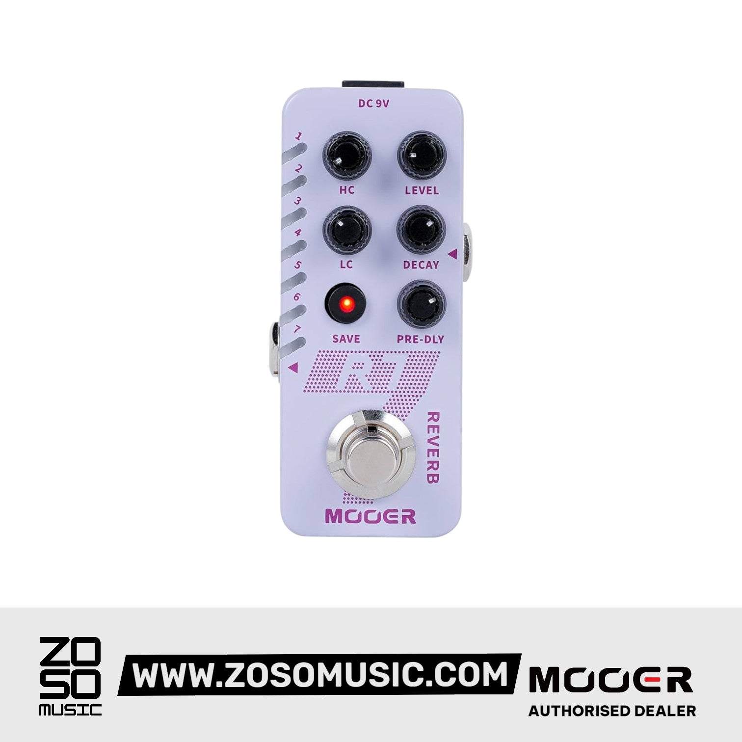 Mooer R7 Reverb Micro Pedal | Zoso Music Sdn Bhd