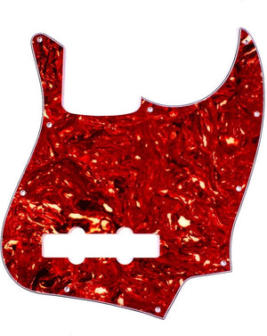 ALLPARTS PG-0755-044 Red Tortoise Pickguard for Jazz Bass® | Zoso Music Sdn Bhd
