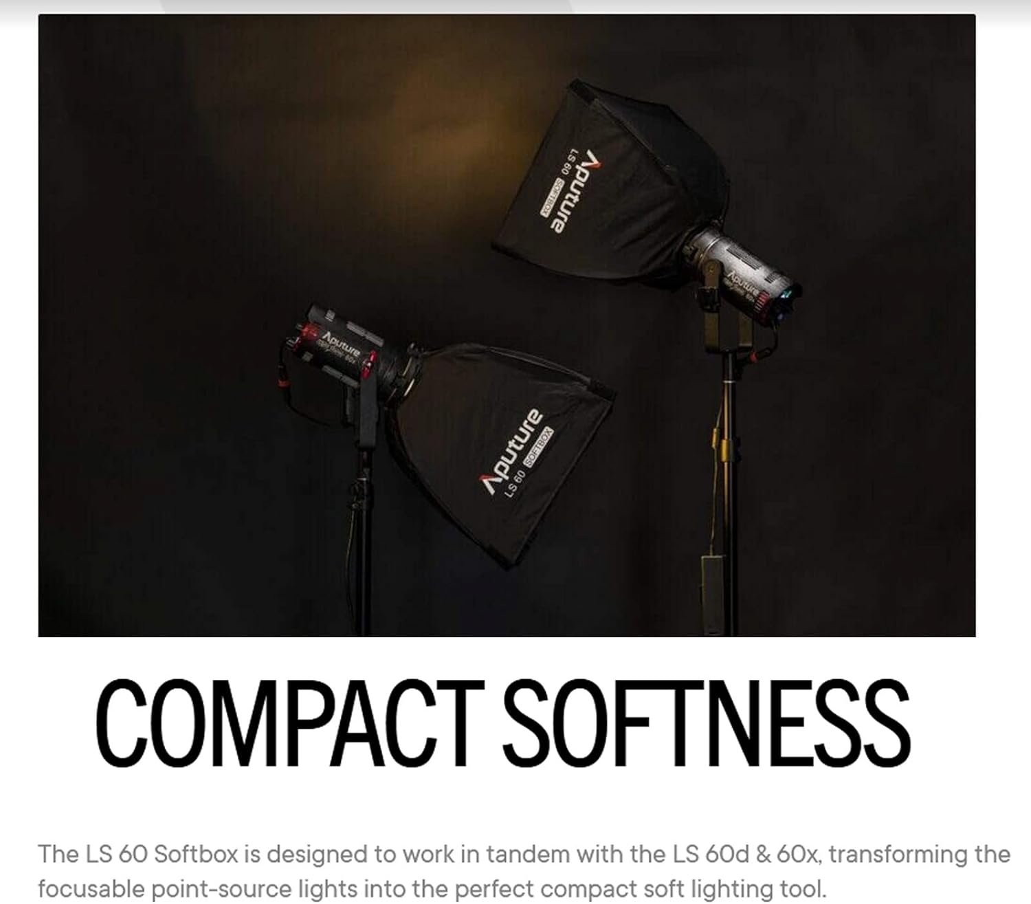 Aputure LS60 Softbox |  APUTURE |  LIGHTING - STUDIO |  Zoso Music