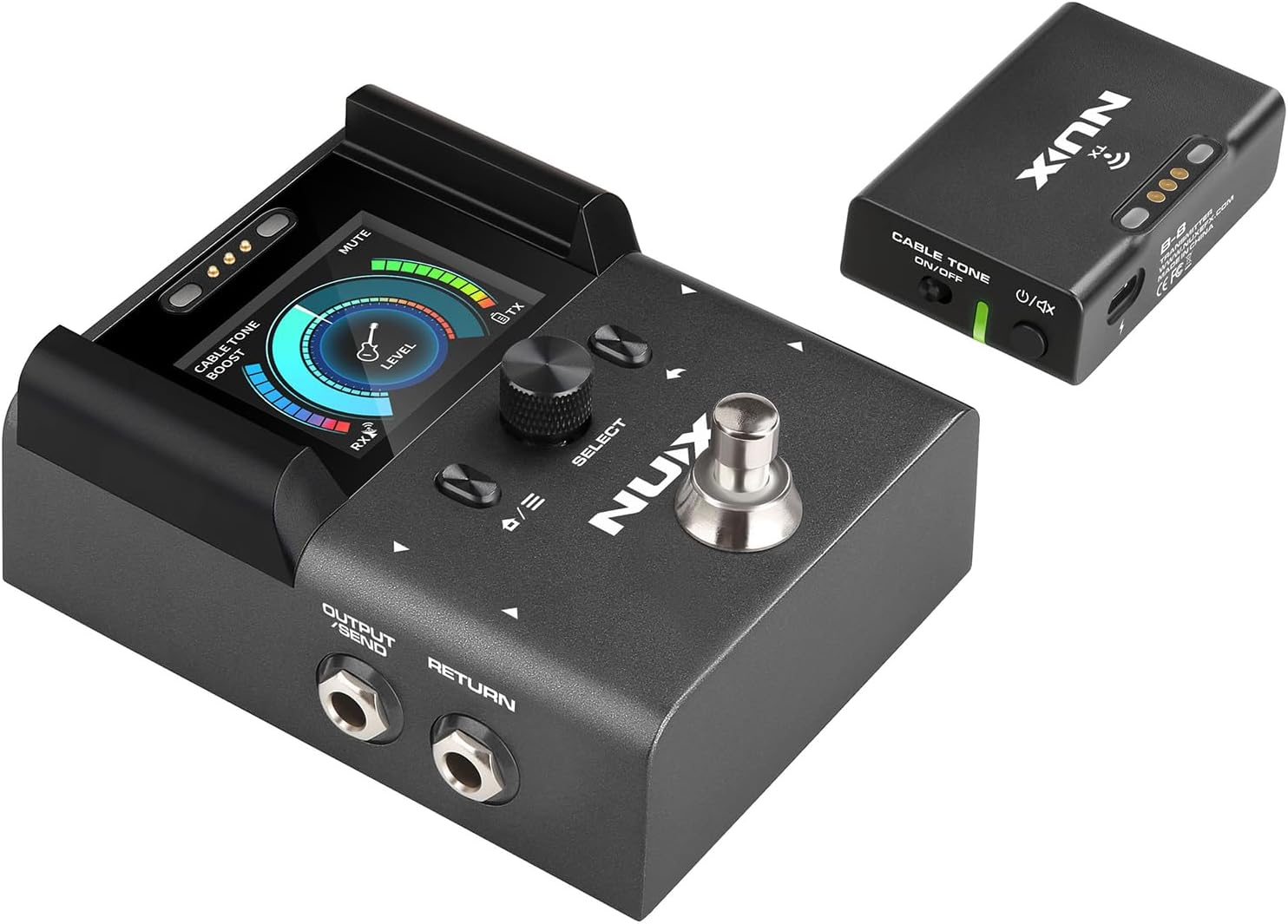 Nux B-8 2.4GHz Professional Guitar Wireless System With Tuner And Direct Out |  NUX |  WIRELESS-TRANSMITTER & RECEIVER |  Zoso Music