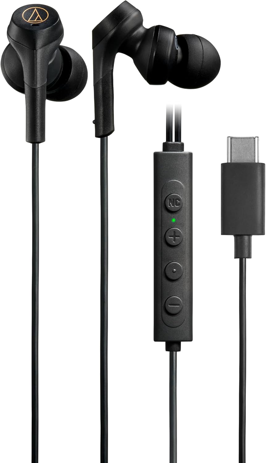 Audio Technica ATH-CKS330NC USB Type C Earbuds In Ear Headphones | Zoso Music Sdn Bhd