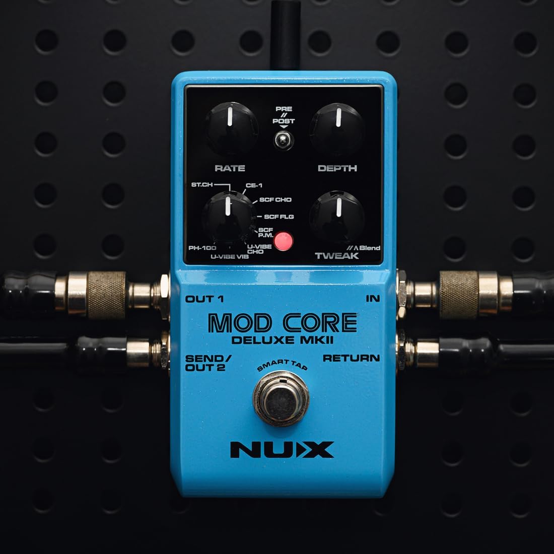 Nux Mod Core Deluxe MKII 8 Modulations Effects Pedal with Stereo Connection |  NUX |  EFFECTS |  Zoso Music