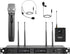 Phenyx Pro Best Budget Wireless PTU-71B Dual Wireless Microphone System, with 1x Handheld Microphone, 1x Bodypack 1x Headset Mic, 1x Lapel Mics | Zoso Music Sdn Bhd