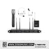 Phenyx Pro Best Budget Wireless PTU-71B Dual Wireless Microphone System, with 1x Handheld Microphone, 1x Bodypack 1x Headset Mic, 1x Lapel Mics | Zoso Music Sdn Bhd
