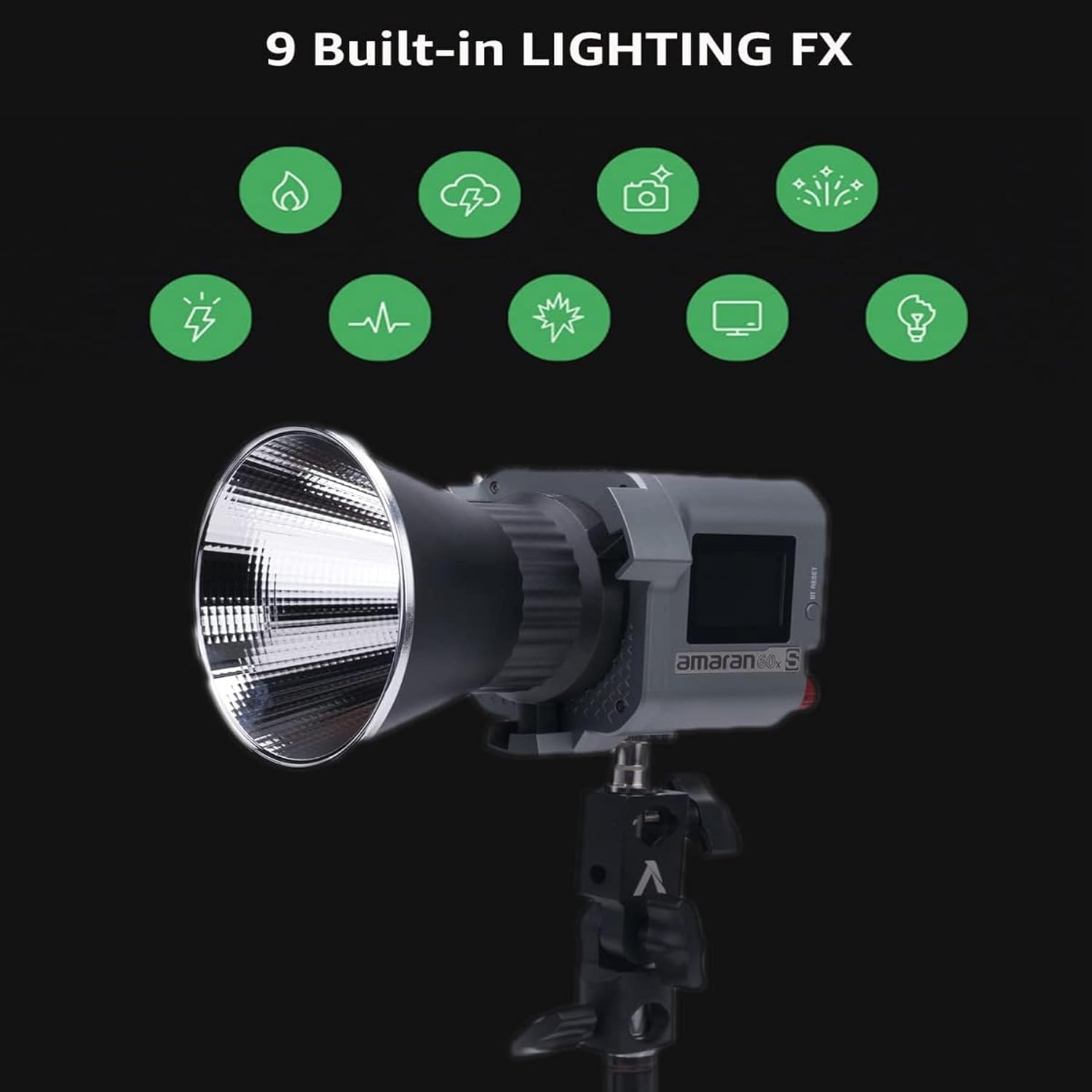Amaran COB 60x S Bi-Color LED Monolight |  AMARAN |  LIGHTING - STUDIO |  Zoso Music