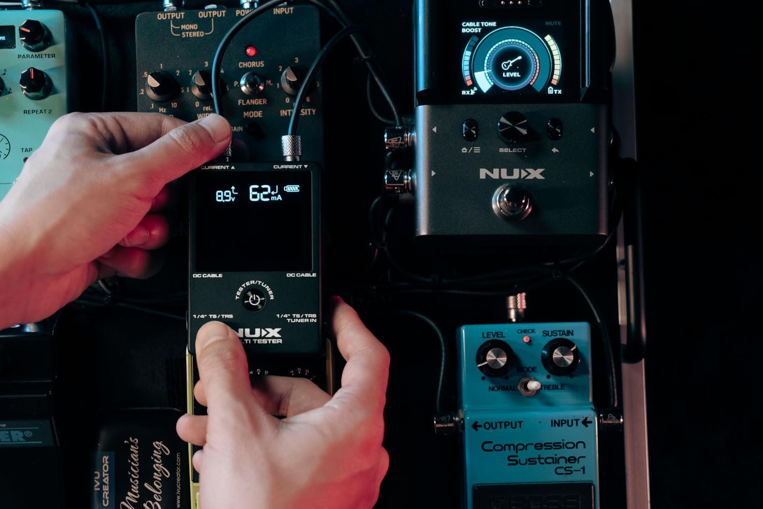 Nux NMT-1 Portable 4 In 1 Compact Multi Tester And Tuner |  NUX |  WIRELESS-TRANSMITTER & RECEIVER |  Zoso Music