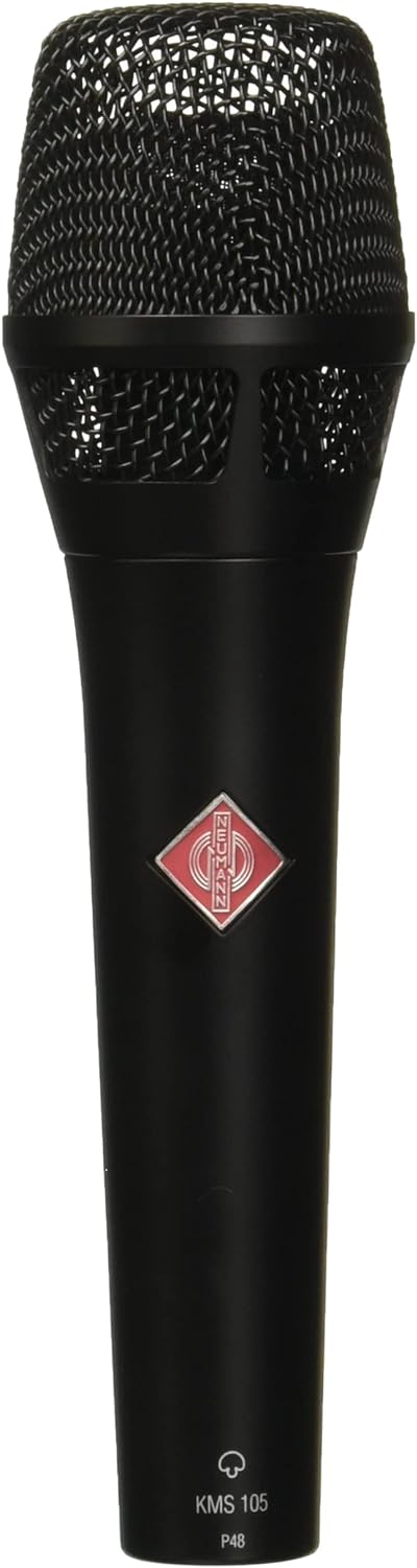Neumann KMS 105 Cardioid Condenser Handheld Vocal Microphone - Matte Black | Zoso Music Sdn Bhd