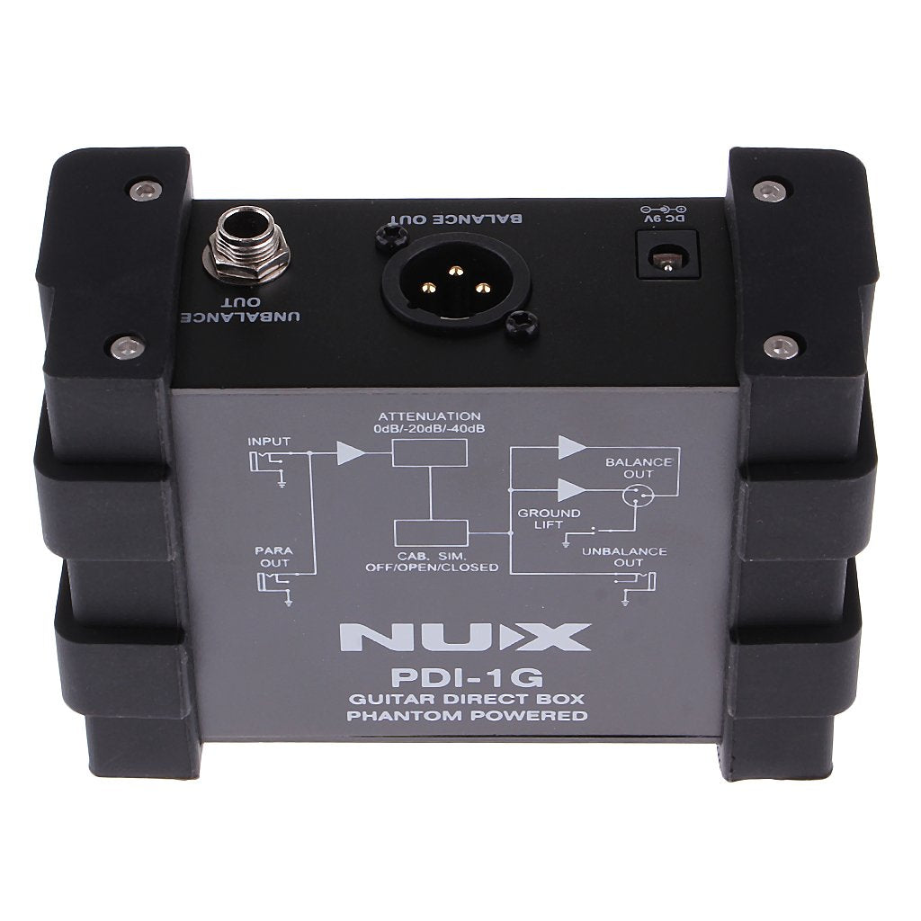 Nux PDI-1G Compact Guitar Direct DI Box |  NUX |  DI BOX |  Zoso Music