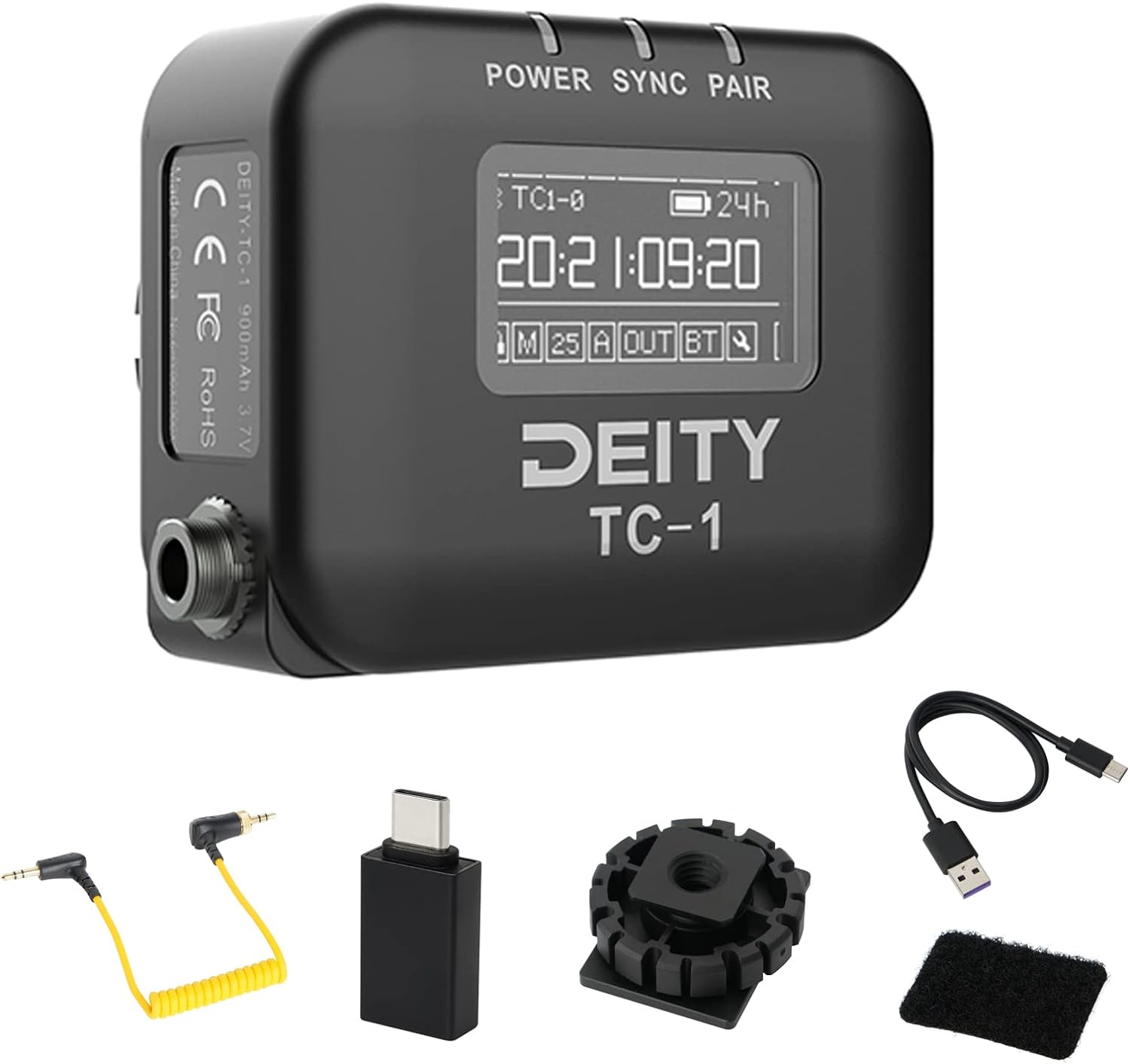 Deity TC-1 Wireless Timecode Generator Box (Bluetooth, 2.4 GHz) | Zoso Music Sdn Bhd