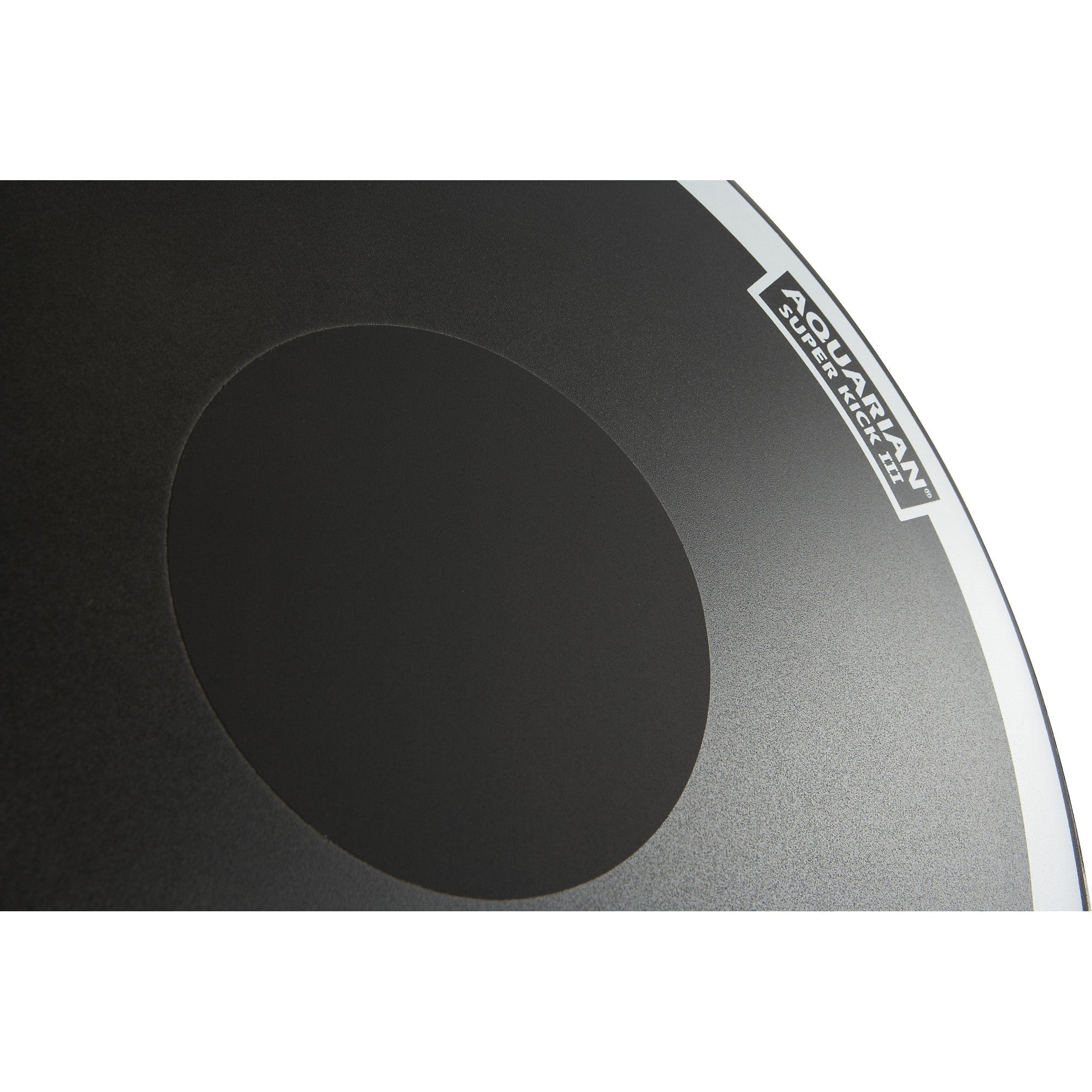 Aquarian SKIII-BK Super Kick III Texture Coated with Power Dot Black 1ply 10mil Bass Drum Head |  AQUARIAN |  DRUM HEAD |  Zoso Music
