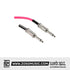 Ernie Ball EB6413 Flex Instrument Cable 10 Ft, Pink |  ERNIE BALL |  STRAP |  Zoso Music