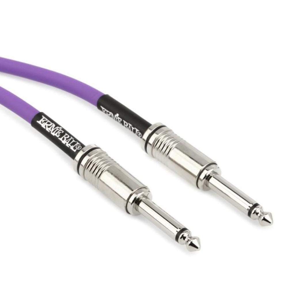 Ernie Ball EB6415 Flex Instrument Cable 10 Ft, Purple |  ERNIE BALL |  STRAP |  Zoso Music