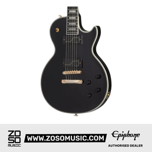 Epiphone EILPCMKH6EBGH3 Matt Heafy Les Paul Custom Origins Electric Guitar - Ebony |  EPIPHONE |  ELECTRIC GUITAR |  Zoso Music