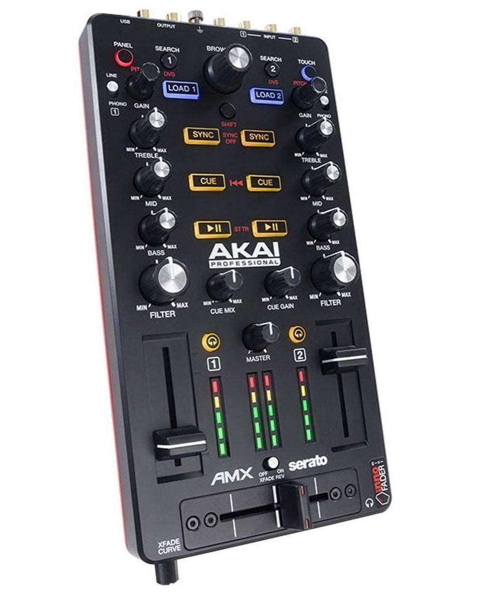 Akai Professional AMX Mixing Surface With Audio Interface For Serato DJ | AKAI PROFESSIONAL , Zoso Music